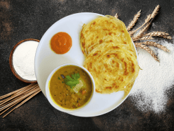 Korma Paratha - 2 Pieces of Kerala Parotta