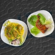 Choice of Biryani with one Tandoori leg