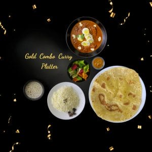 Gold Combo Curry Platter