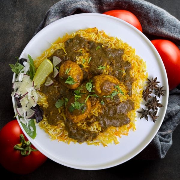 Egg Dum Biryani