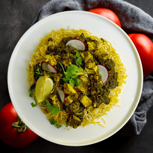 Gongura Paneer Dum Biryani