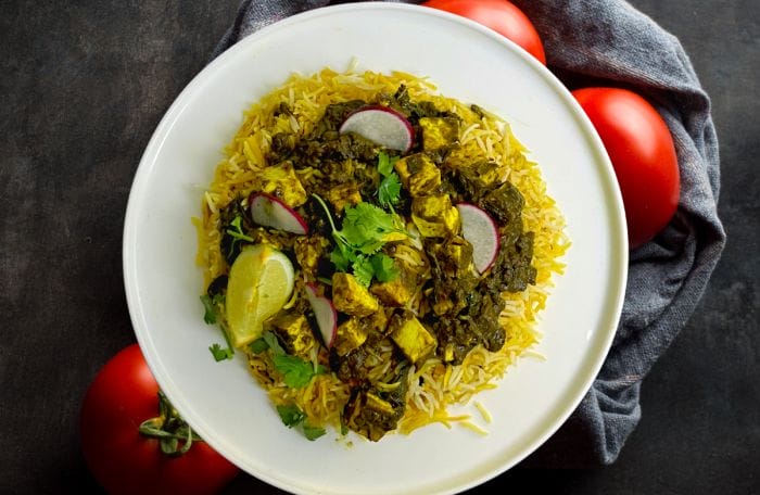 Gongura Paneer Dum Biryani