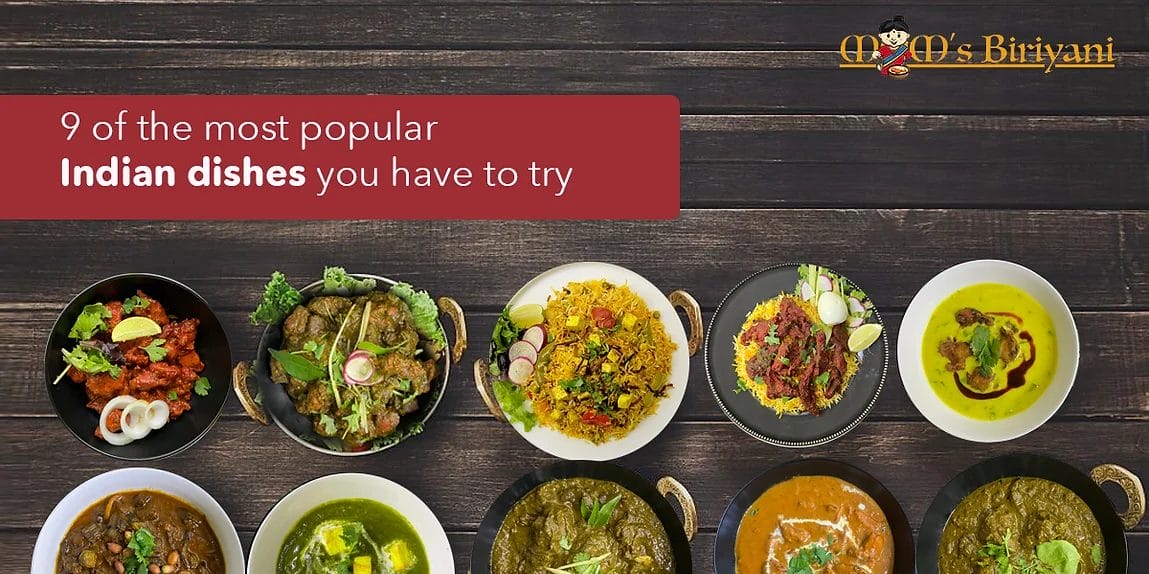 popular Indian dishes
