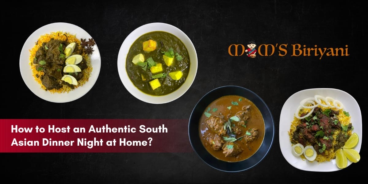 authentic South Asian dinner